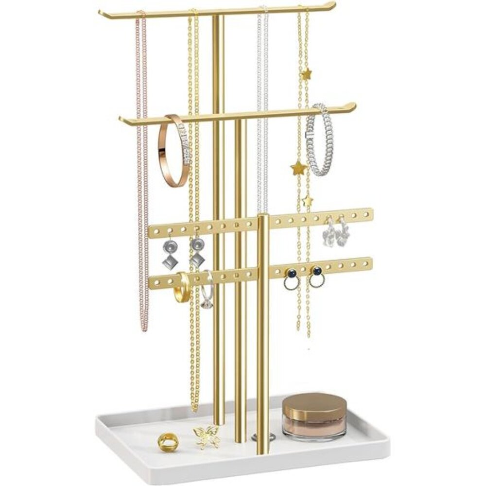 Jewelry Stand Holder Organizer: 14.5" Sturdy Hanger for 80 Pcs